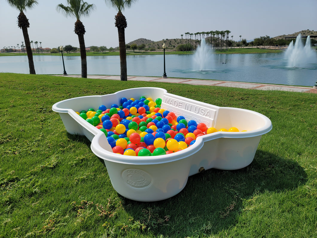 One Bone Pool and 400(QTY) 3 Inch Pit Balls Package.